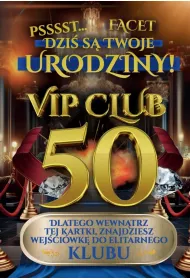 Yeku Karnet Urodziny 50 m�skie