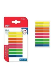 Mp Main Paper Karteczki indeksuj�ce fluo 45x6mm 9x20 kartek