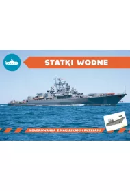 Statki wodne. Kolorowanka z naklejkami