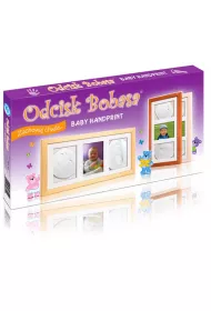 Odcisk bobasa potr�jna ramka z glink�