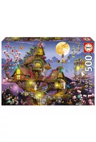 Puzzle 500 el. Magiczny dom Educa