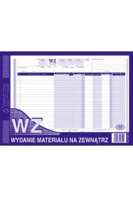 Michalczyk i Prokop Druk WZ Wydania materia��w na zewn�trz