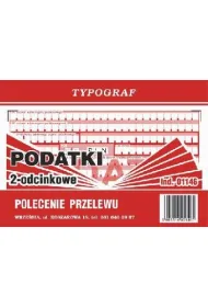 Druk polecenie przelewu podatki 2 odc. A6 samokopiuj�cy (01146)