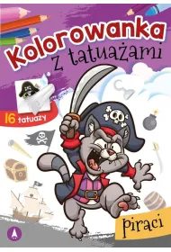 Kolorowanka z tatua�ami. Piraci