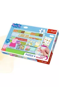Puzzle+ 35. �winka Peppa na zakupach Trefl
