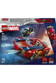 LEGO Super Heroes Spider-Man w samochodzie kontra zvenomowany Wolverine 76336