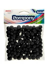Brewis Pompony czarne 10mm