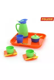 Zestaw naczy� z tac� dla 2 os�b Polesie