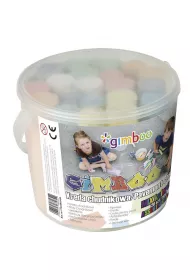 Gimboo Kreda chodnikowa XXL w plastikowym wiaderku 20 szt.