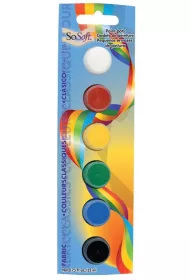 Zestaw farb do tkanin 6 kolor�w 22ml