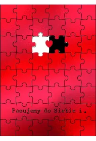 Karnet B6 z koperta z�ocony Puzzle Walentynki HENRY 981099