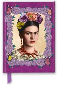 Flame Tree Notatnik A5 linia TW Frida Kahlo Fioletowa