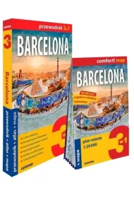 Barcelona 3w1 przewodnik + atlas + mapa
