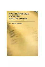 Kwestionariusze,Wywiady,Pomiary Ii A.n.openhaim