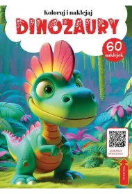 Dinozaury. Koloruj Naklejaj