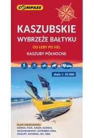 Kaszubskie wybrze�e Ba�tyku - od �eby po Hel. Mapa turystyczna w skali 1:55 000