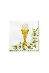 PartyDeco Serwetki Kielich bia�y 33 cm x 33 cm 20szt