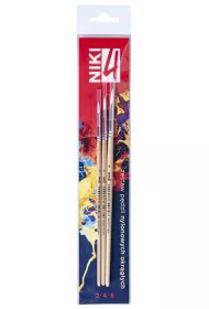 Koh-I-Noor P�dzle nylonowe okr�g�e Niki 2+4+6