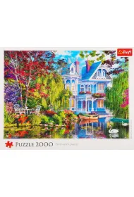Puzzle 2000el Dom nad jeziorem TREFL 27129 TR