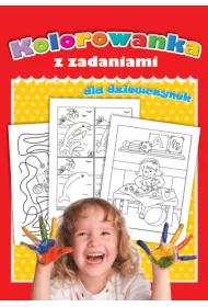 Kolorowanka z zadaniami dla dziewczynek