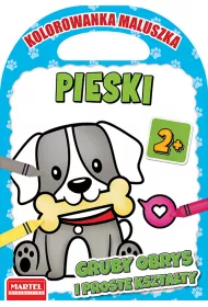 Kolorowanka maluszka. Pieski