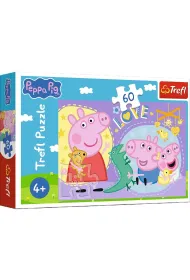 Puzzle 60 el. Szcz�liwa �winka Trefl