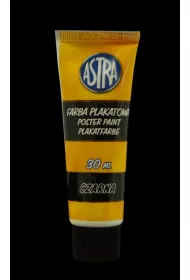Astra Farba plakatowa tuba 30 ml czarna