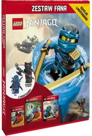 LEGO NINJAGO. Zestaw Fana. 3 ksi��ki i 2 minifigurki: Jay, Wojownik Cynobru