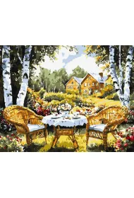 Ideyka Malowanie po numerach - Wymarzony domek 40x50cm