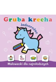 Malowanka 200X190  Gruba krecha. Jednoro�ec NAKLEJKI SKRZAT 072099
