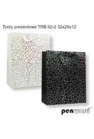 Penword Torebka prezentowa 32x26x12cm MIX