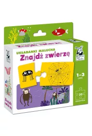 Puzzle Kapitan Nauka. Ukadanki malucha. Znajd zwierz Edgard