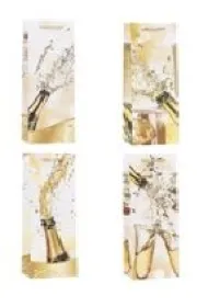 Rozette Torebka ozdobna na butelk� 12x36x9cm mix