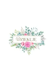 Karnet - Dzi�kuj� - bukiet