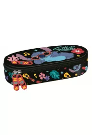St. Majewski Pi�rnik saszetka usztywniona z wewn�trzn� klapk� Stitch Black Aloha