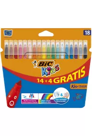 Bic Flamastry Kid Couleur Pude�ko 18 kolor�w