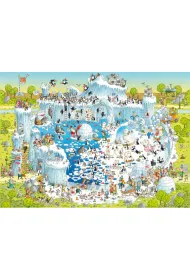 Puzzle 1000 el. Funky ZOO Zoo zim� Heye