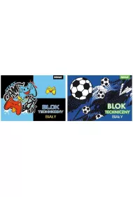 Beniamin Blok techniczny A4/10K bia�y ch�opiec mix