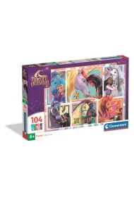 Puzzle 104 el. SuperColor. Unicorn Academy Clementoni