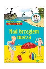 Nad brzegiem morza m�ody obserwator przyrody