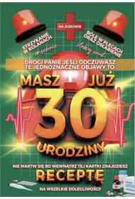 Yeku Karnet Urodzinowy z recept� 30