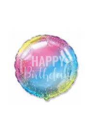 Flexmetal Balon foliowy Happy Birthday gradient 48cm