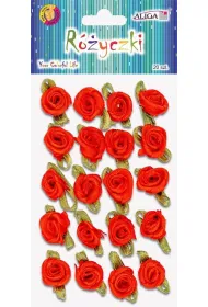 R�yczki czerwone 2,5cm 20 szt