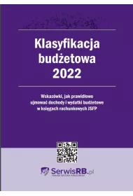 eBook Klasyfikacja budetowa 2022 pdf
