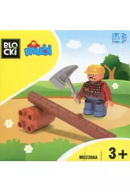 Klocki Blocki MUBI Figurka Drwal (zestaw uzupe�niaj�cy)