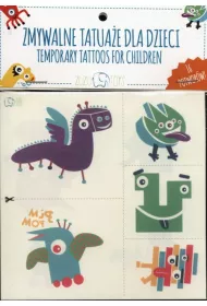 Zmywalne tatua�e dla dzieci - Potwory Zuzu Toys