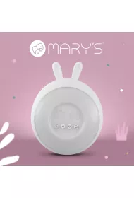Marys Budzik lampka nocna LED RGB bia�y kr�lik