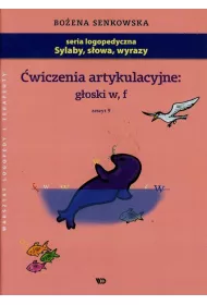 �wiczenia artykulacyjne Zeszyt 9 G�oski w, f