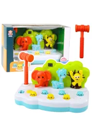 Gra Zwierz�tka Whack-A-Mole licznik m�otek kolor LeanToys