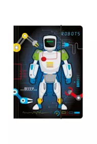 Derform Teczka z gumk� A4 Roboty 11